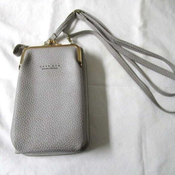CARR KEN GRAY CROSS BODY/SHOULDER BAG. - Picture 1 of 6